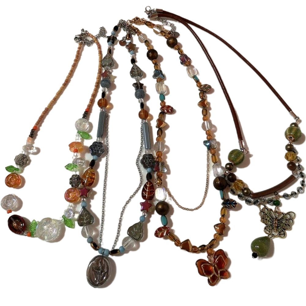Y2K Ethnic Fashion - Mode Kraal Bohemen Ketting Handgemaakte Ambachtelijke