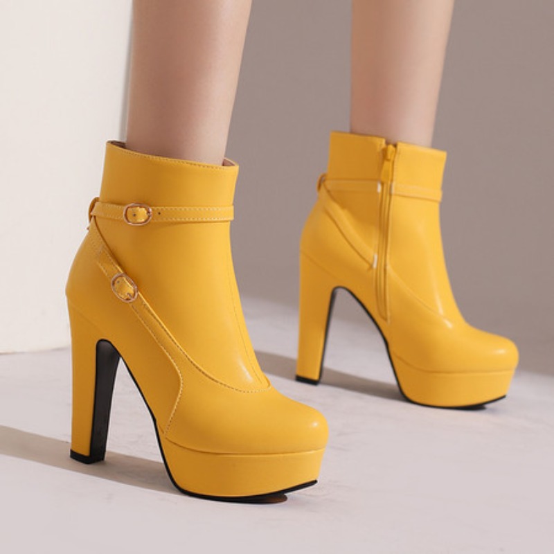 Ethnic Fashion Women - Mode Platform Laarzen Vrouwen Sexy Klinknagels