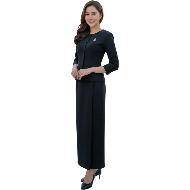 Thai Silk Blouse - Traditionele Thaise Ruean Ton blouse met