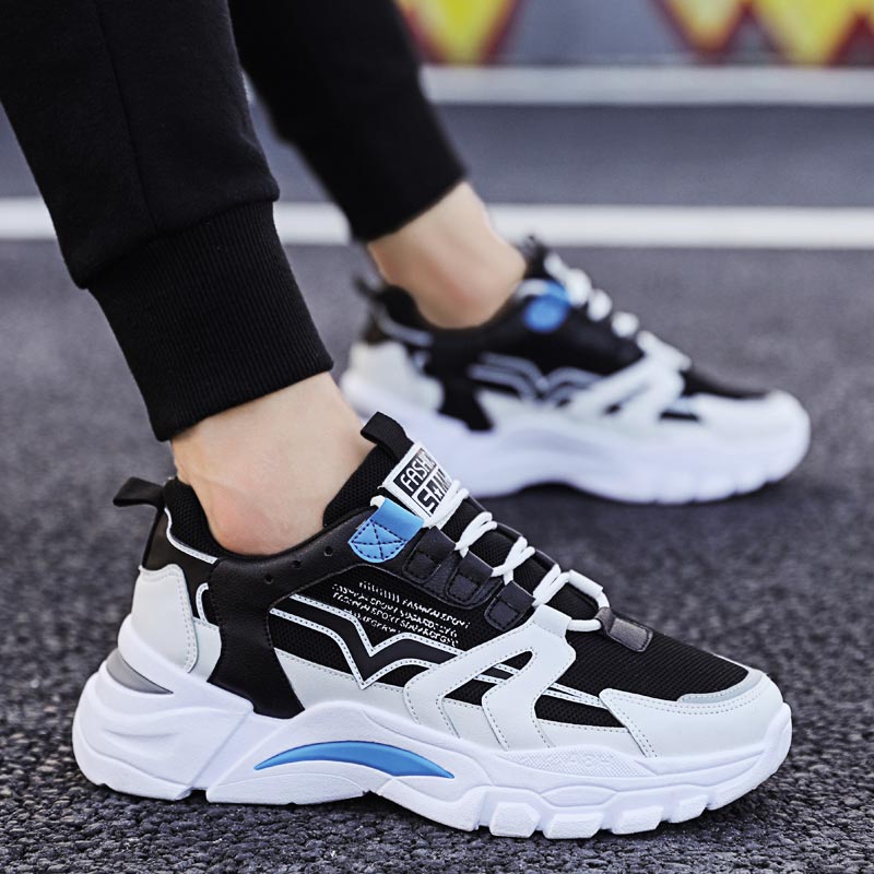 Ethnic Fashion Online Shopping - Big Size Chunky Hoogte Man Sneakers