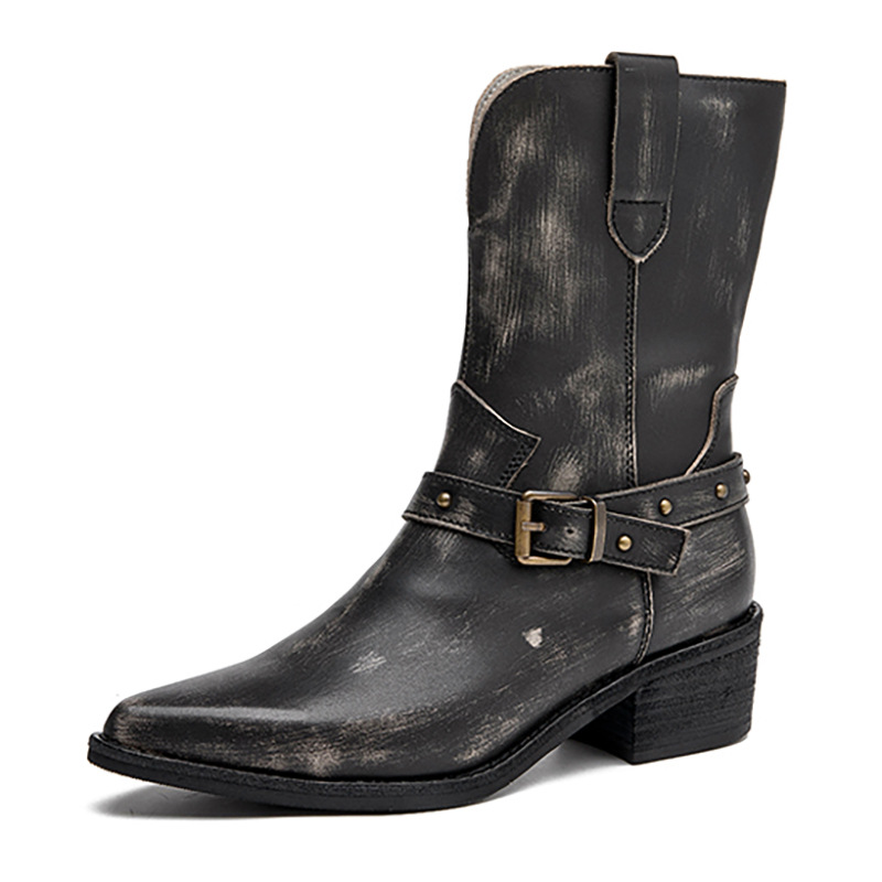 Ethnic Fashion Women - 4,5 cm koe natuurlijk echt leer