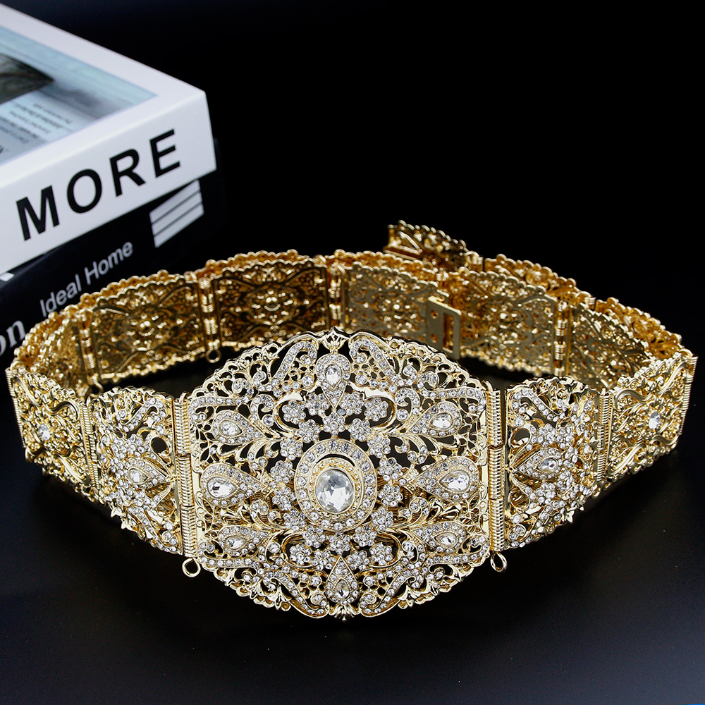 Ethnic Modern Fashion - Sunspicems Brede Marokko Riem Voor Vrouwen