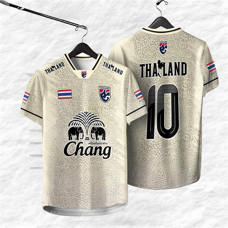 Thai Silk Blouse - Thailand Nummer 10 Jersey T-shirt voor