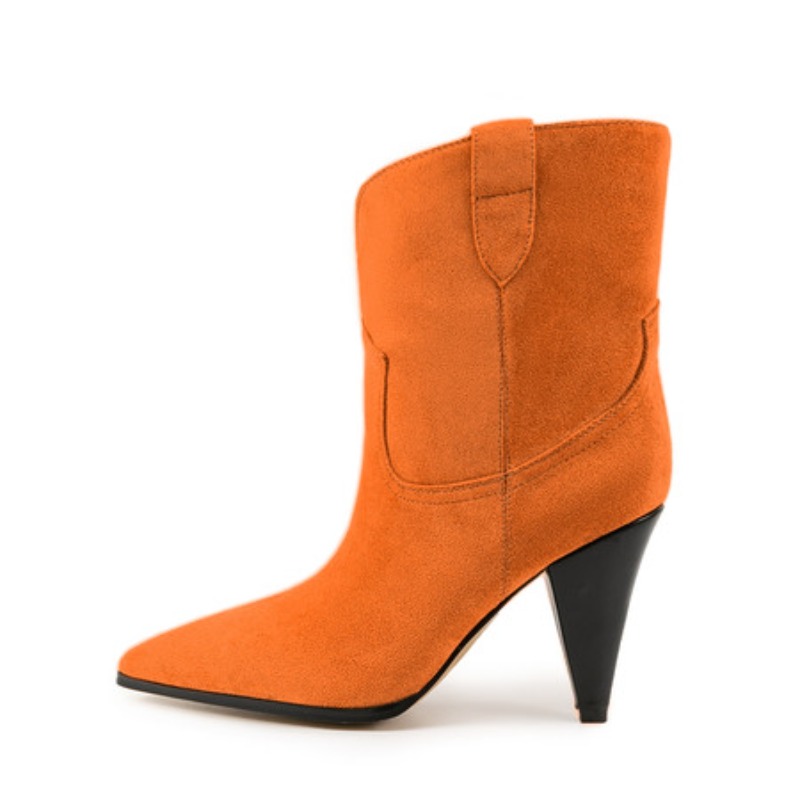 Ethnic Fashion Women - Bicolor Spike Hakken Trek Mode Laarzen