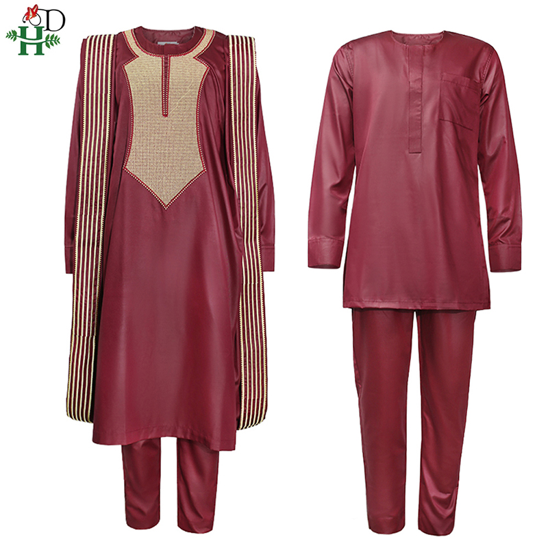 H&D Afrikaanse Agbada Pak Voor - Boubou Men Africa recensie en prijs