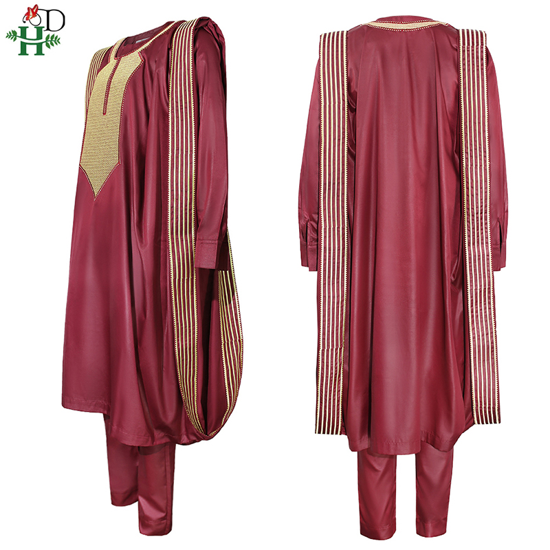 H&D Afrikaanse Agbada Pak Voor - Boubou Men Africa recensie en prijs