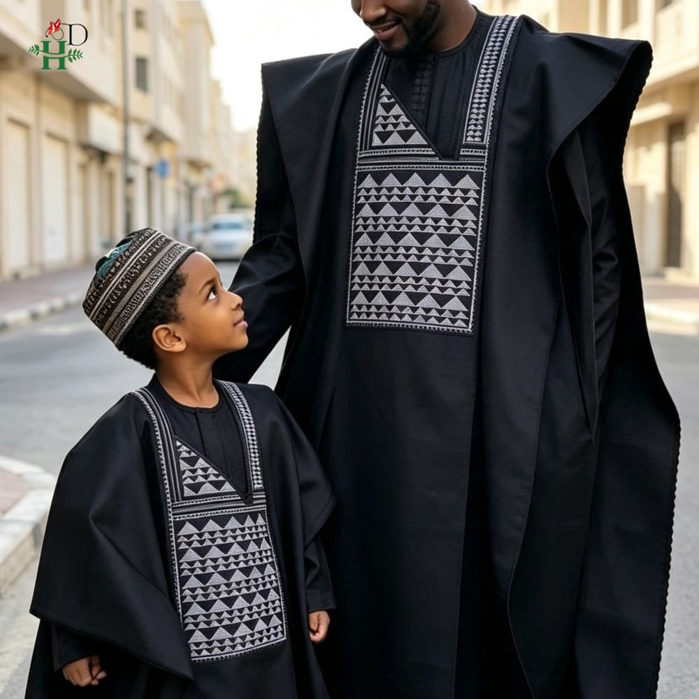 Vader-zoon outfits Turkse jurk - Boubou Men Africa recensie en prijs