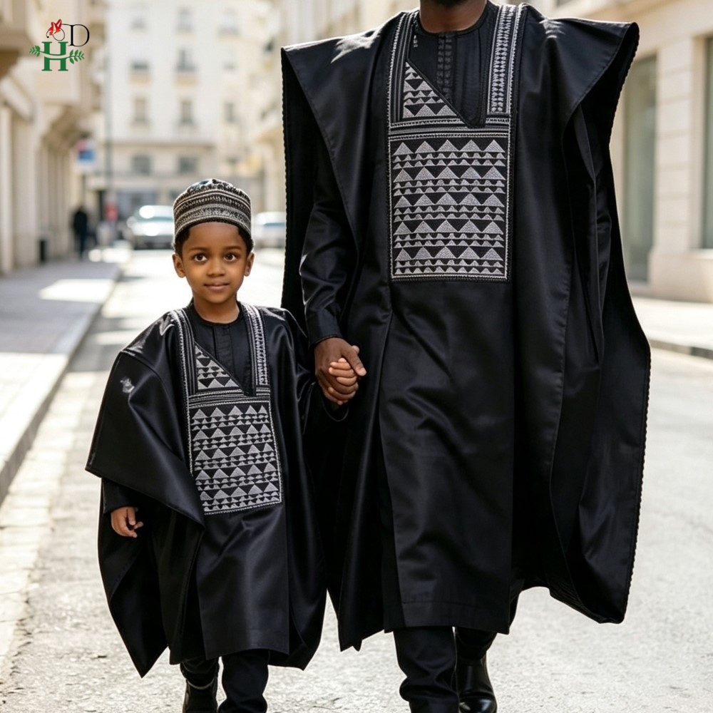 Vader-zoon outfits Turkse jurk - Boubou Men Africa recensie en prijs