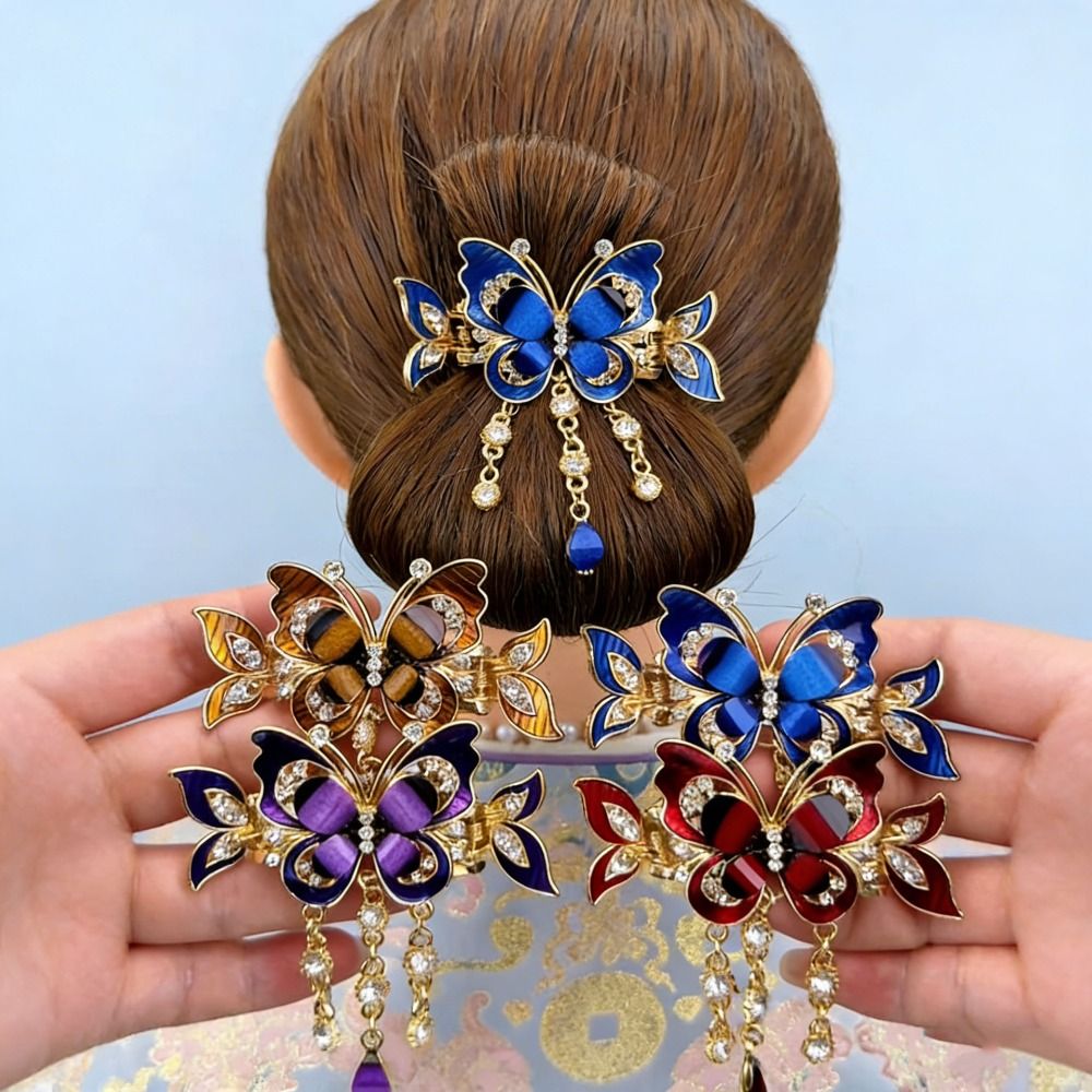 Elegant ontwerp Strass vlinder - Ethnic Fashion Designers recensie en prijs