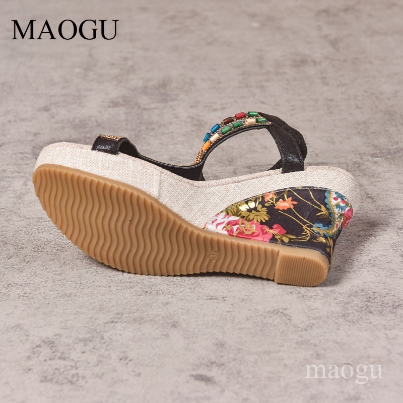 Boho sandalen met kralen en bl - Ethnic Fashion Women recensie en prijs