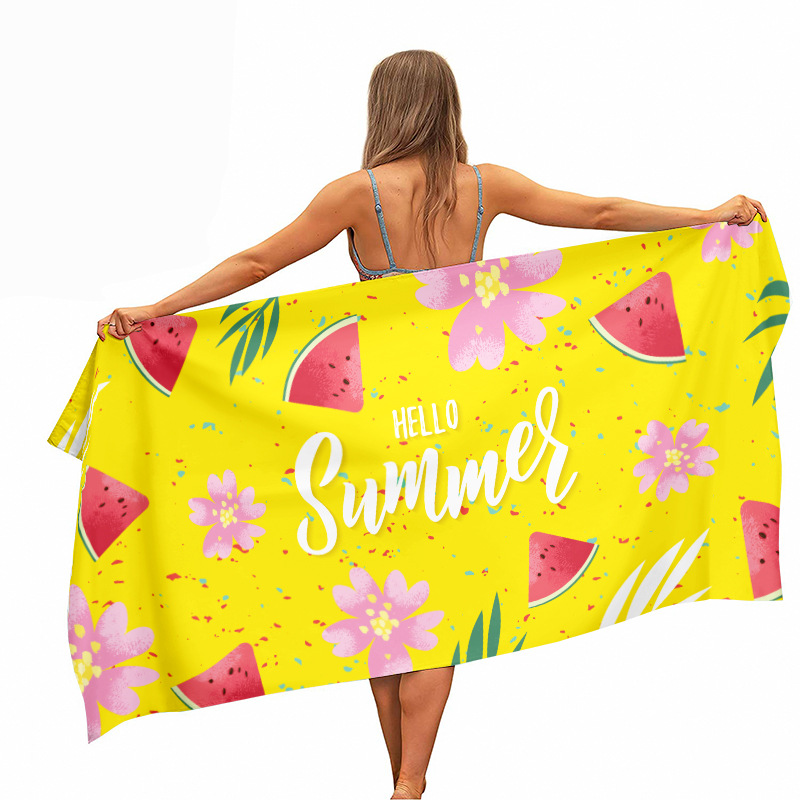 Strandlaken met oranje-blauwe  - Ikat Woven Fabric recensie en prijs