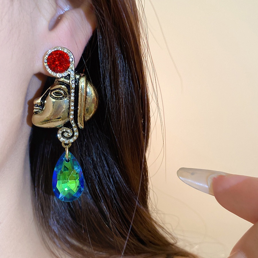 Vintage Tribal Face Sculpture  - Y2K Ethnic Fashion recensie en prijs