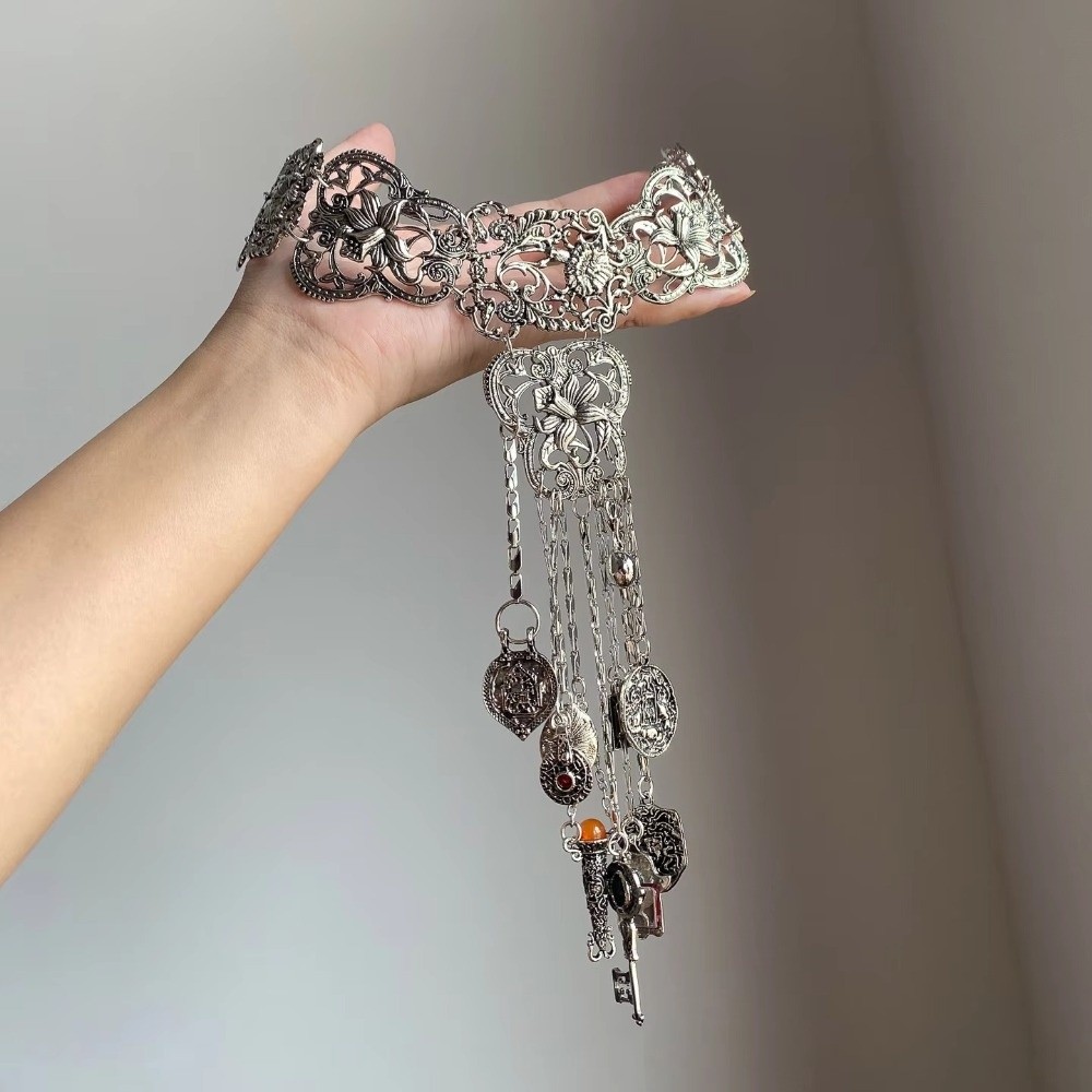 Retro lange bohemian ketting,  - Y2K Ethnic Fashion recensie en prijs
