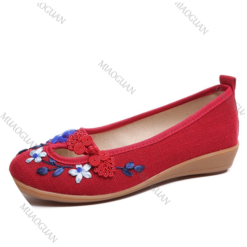 Geborduurde dames comfort wedg - Ethnic Fashion Women recensie en prijs