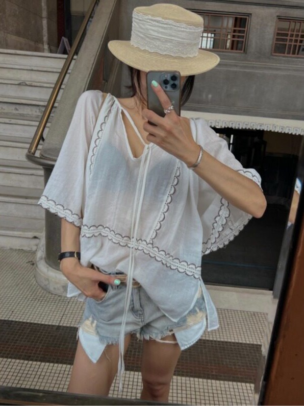 Koreaanse stijl patchwork top  - Ethnic Fusion Fashion recensie en prijs
