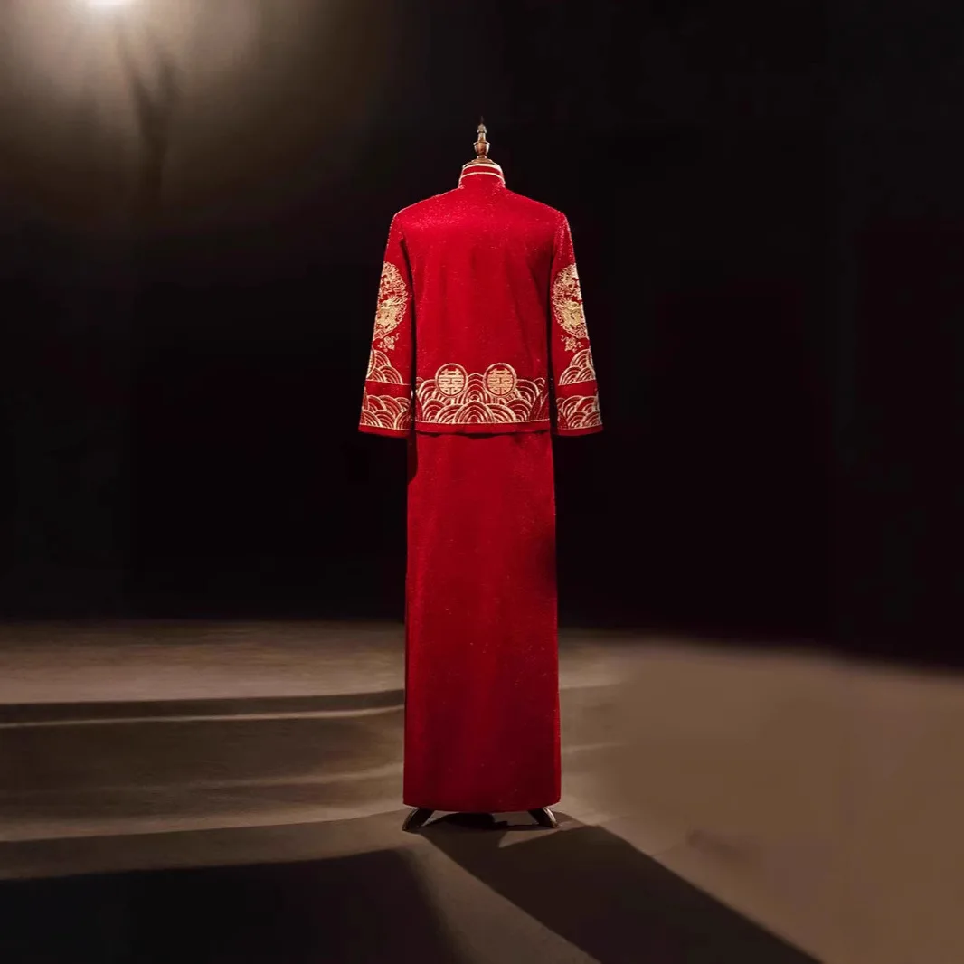 Borduurwerk Xiuhe Herenkleding - Salwar Kameez Set recensie en prijs